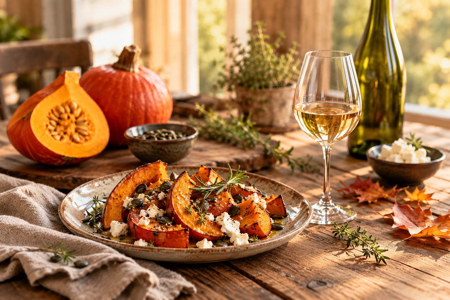 Welcher Wein passt zu Kürbis? Drei Tipps für die Herbstküche